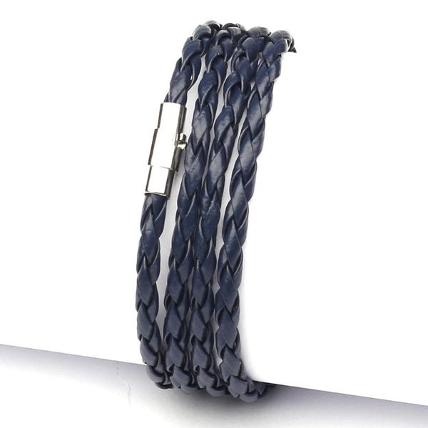 magnetic buckle bracelet for men accessories hand knitted braided pu leather rope braclets male jewelry armband mannen sl097, Golden;silver
magnetic buckle bracelet for men accessories hand knitted braided pu leather rope braclets male jewelry armband mannen sl097, Golden;silver