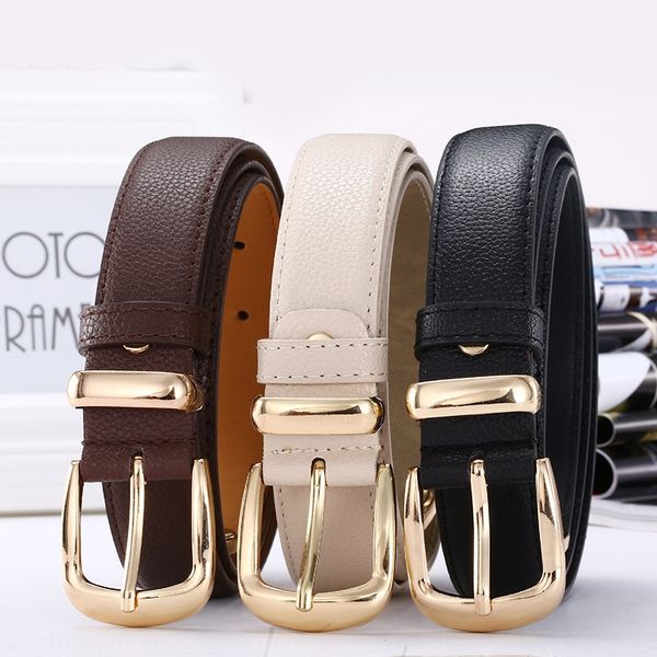 three-piece set women's women's casual all-match simple wide pin belt pin buckle decorative student belt, Black;brown
three-piece set women's women's casual all-match simple wide pin belt pin buckle decorative student belt, Black;brown