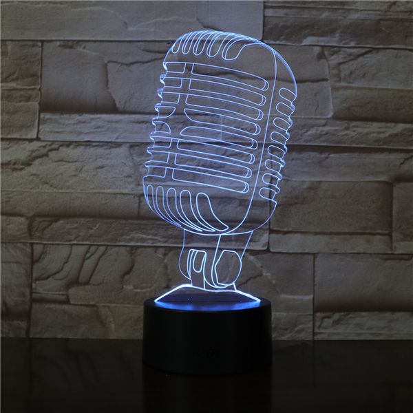 microphone model 3d led night light 7 colors night lamp for cafe bar decor singing party gift visual illusion lamp dropship 3470
microphone model 3d led night light 7 colors night lamp for cafe bar decor singing party gift visual illusion lamp dropship 3470