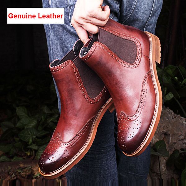mens winter fashion round toe zip genuine leather side zip british ankle boots men autumn comfortable cowhide short boots shoes, Black
mens winter fashion round toe zip genuine leather side zip british ankle boots men autumn comfortable cowhide short boots shoes, Black