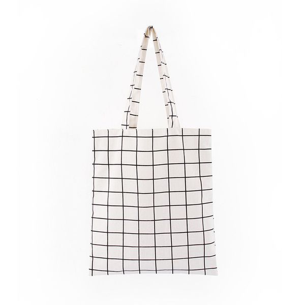 durable women student cotton linen plaid shoulder bag shopping tote handbag eco female flax canvas shopping bags large capacity
durable women student cotton linen plaid shoulder bag shopping tote handbag eco female flax canvas shopping bags large capacity