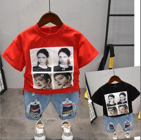 summer clothing sets kids t-shirt shorts 2pcs/sets kids clothes children tracksuit 2-6years, White
summer clothing sets kids t-shirt shorts 2pcs/sets kids clothes children tracksuit 2-6years, White