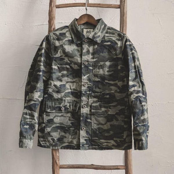 men luxury wax jacket street fashion oil wax coat motorcycle jacket mens designer jackets japanese retro camouflage uniform cool jacket, Black;brown
men luxury wax jacket street fashion oil wax coat motorcycle jacket mens designer jackets japanese retro camouflage uniform cool jacket, Black;brown