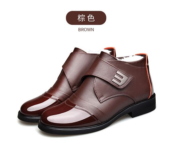 2019 winter men genuine leather boots thick wool male super warm snow boots oxfords men non-slip cotton shoes boot, Black
2019 winter men genuine leather boots thick wool male super warm snow boots oxfords men non-slip cotton shoes boot, Black