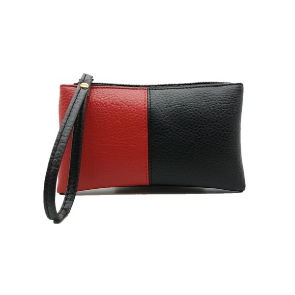 hit color black & red men women wallets pu leather bag zipper clutch coin purse phone wristlet portable handbag shopping, Red;black
hit color black & red men women wallets pu leather bag zipper clutch coin purse phone wristlet portable handbag shopping, Red;black