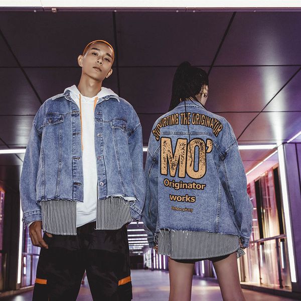 high street harajuku jeans jacket letter print blue loose casual chaqueta hombre windbreaker denim coat jeans bomber jacket, Black;brown
high street harajuku jeans jacket letter print blue loose casual chaqueta hombre windbreaker denim coat jeans bomber jacket, Black;brown