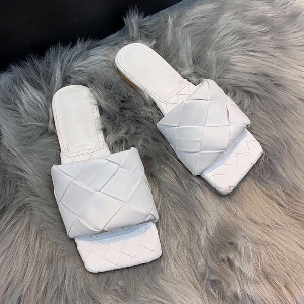 2020 luxury designer square head shoes women genuine leather fashion beach sandals brand new handwoven flat mules slipper wholesale, Black
2020 luxury designer square head shoes women genuine leather fashion beach sandals brand new handwoven flat mules slipper wholesale, Black