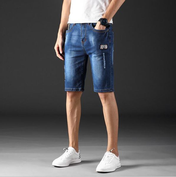 summer men designer slim elastic jeans shorts distressed ripped short pants slim bleached badge blue denim shorts big size trousers 626
summer men designer slim elastic jeans shorts distressed ripped short pants slim bleached badge blue denim shorts big size trousers 626
