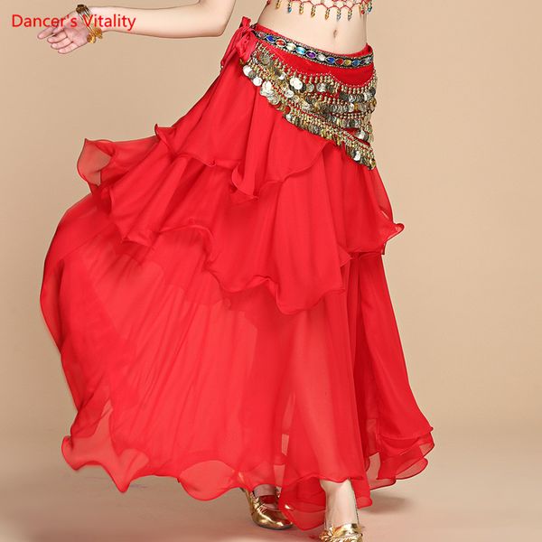 belly dance long skirt belly dance skirt stage performance female three-layer chiffon dress practice, Black;red
belly dance long skirt belly dance skirt stage performance female three-layer chiffon dress practice, Black;red