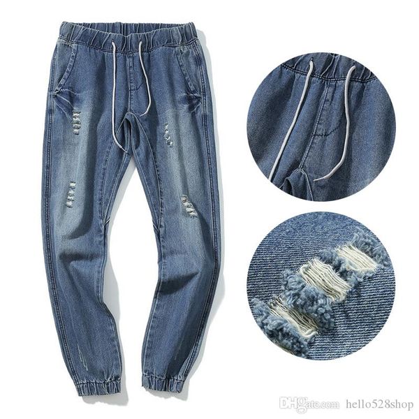 retro men's ripper jeans designer younth simple style elastic waist leg slim hole denim straight pants stretch, Blue
retro men's ripper jeans designer younth simple style elastic waist leg slim hole denim straight pants stretch, Blue