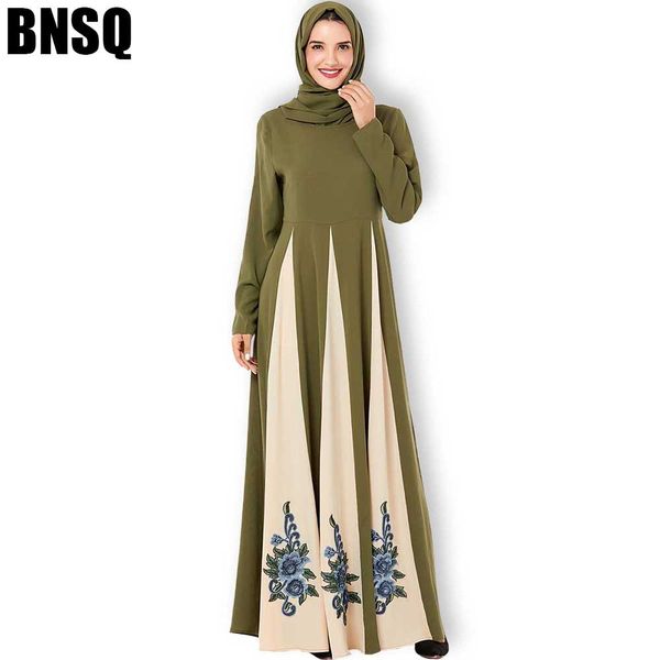 muslim women9183 arab large size womens green floral embroidered hit color stitching muslim dress (excluding headscarf, Red
muslim women9183 arab large size womens green floral embroidered hit color stitching muslim dress (excluding headscarf, Red