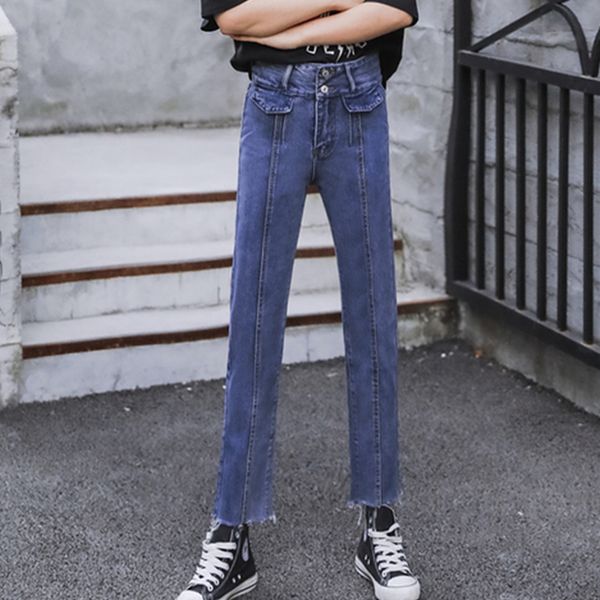 woman's female fashion pockets patchwork straight denim pencil jeans pants leggings trousers warm clothing clothes new 2018, Blue
woman's female fashion pockets patchwork straight denim pencil jeans pants leggings trousers warm clothing clothes new 2018, Blue