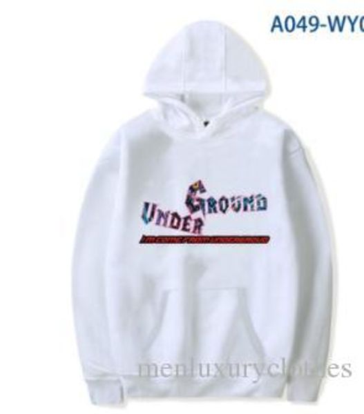 under ground street hiphop hoodies mens letters hooded designer fleece thick pullovers sweatshirts, Black 
under ground street hiphop hoodies mens letters hooded designer fleece thick pullovers sweatshirts, Black