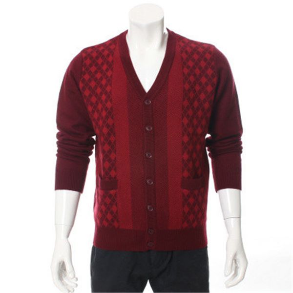 100%goat cashmere jacquard thick knit men fashion plaid v-neck single breasted cardigan sweater grey 3color s-2xl, White;black
100%goat cashmere jacquard thick knit men fashion plaid v-neck single breasted cardigan sweater grey 3color s-2xl, White;black