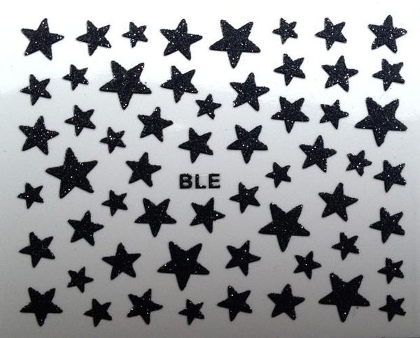shiny 1sheet 3d nail slider stars stickers glitter decoration decal diy transfer adhesive colorful nail art tips tattoo manicure, Black
shiny 1sheet 3d nail slider stars stickers glitter decoration decal diy transfer adhesive colorful nail art tips tattoo manicure, Black