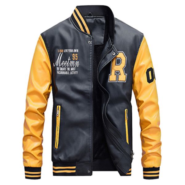 men's fur & faux pu leather jacket mens fashion hip hop coats male causal slim fit punk motorcycle jackets clothing, Black
men's fur & faux pu leather jacket mens fashion hip hop coats male causal slim fit punk motorcycle jackets clothing, Black