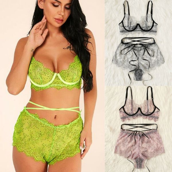 2pcs women lace push up bra g-string sets underwear babydoll lingerie sleepwear, Red;black
2pcs women lace push up bra g-string sets underwear babydoll lingerie sleepwear, Red;black