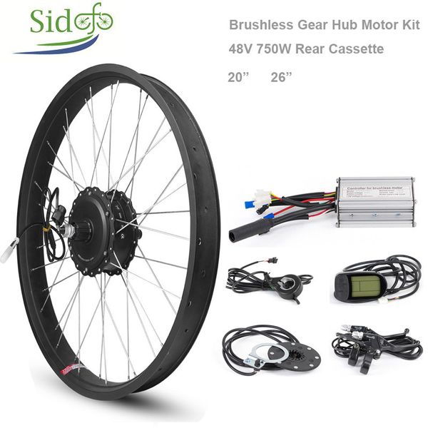 fat bike conversion kit 750w 48v gear brushless hub motor 26inch cycling electric bicycle rear wheel snow mobile motor kit
fat bike conversion kit 750w 48v gear brushless hub motor 26inch cycling electric bicycle rear wheel snow mobile motor kit