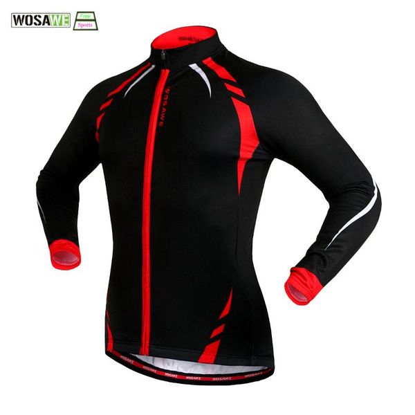 wosawe winter thermal cycling jersey mtb road cycling jacket bike bicycle windproof coat men women long sleeve outdoor clothes, Black;red
wosawe winter thermal cycling jersey mtb road cycling jacket bike bicycle windproof coat men women long sleeve outdoor clothes, Black;red