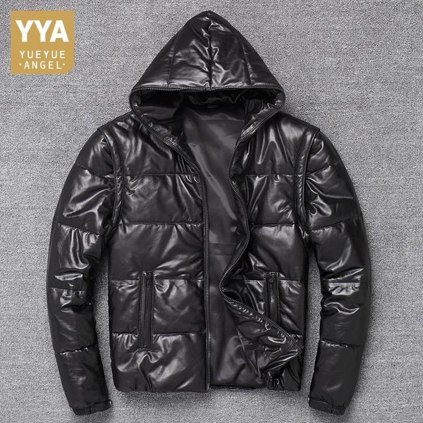 luxury winter sheepskin hooded jacket men 2020 brand casual slim short vest sleeve detachable warm black cotton outerwear s-3xl
luxury winter sheepskin hooded jacket men 2020 brand casual slim short vest sleeve detachable warm black cotton outerwear s-3xl