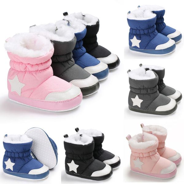 winter boy girls baby soft sole snow boots warm crib shoes toddler boots prewalk, Black;grey
winter boy girls baby soft sole snow boots warm crib shoes toddler boots prewalk, Black;grey