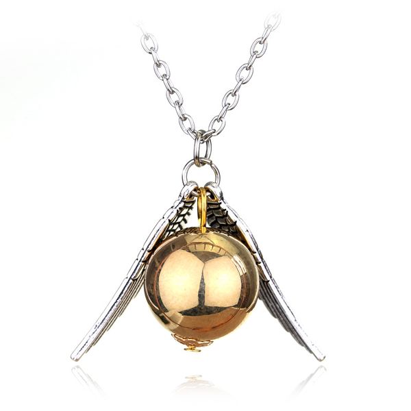 harried jewelry styles necklace men vintage style angel wing charm golden snitch pendent necklace for men women, Silver
harried jewelry styles necklace men vintage style angel wing charm golden snitch pendent necklace for men women, Silver