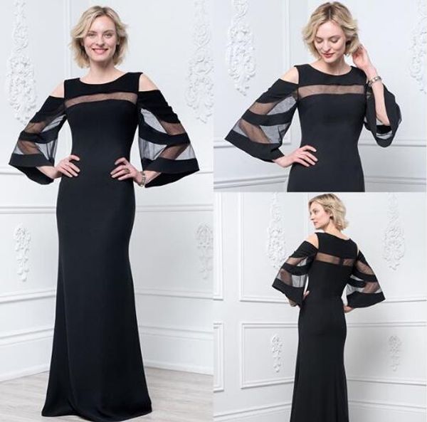 mermaid black long sleeve mother of the bride dresses formal elegant evening formal dresses 2019 wedding guest dress abendkleider women, Black;red
mermaid black long sleeve mother of the bride dresses formal elegant evening formal dresses 2019 wedding guest dress abendkleider women, Black;red