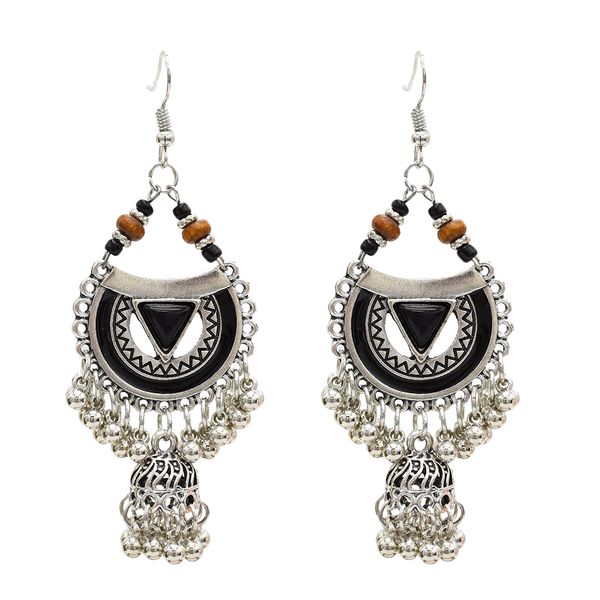 bohemian style metal short tassel fashion european and american boutique set stone four-color earrings women jewelry gift, Silver
bohemian style metal short tassel fashion european and american boutique set stone four-color earrings women jewelry gift, Silver
