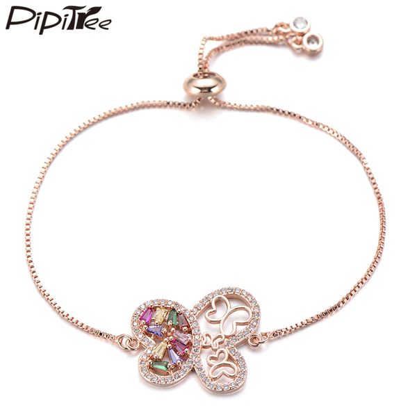 pipitree princess cubic zirconia butterfly charm bracelet slider chain cz crystal bracelets for women wedding jewelry, Golden;silver
pipitree princess cubic zirconia butterfly charm bracelet slider chain cz crystal bracelets for women wedding jewelry, Golden;silver