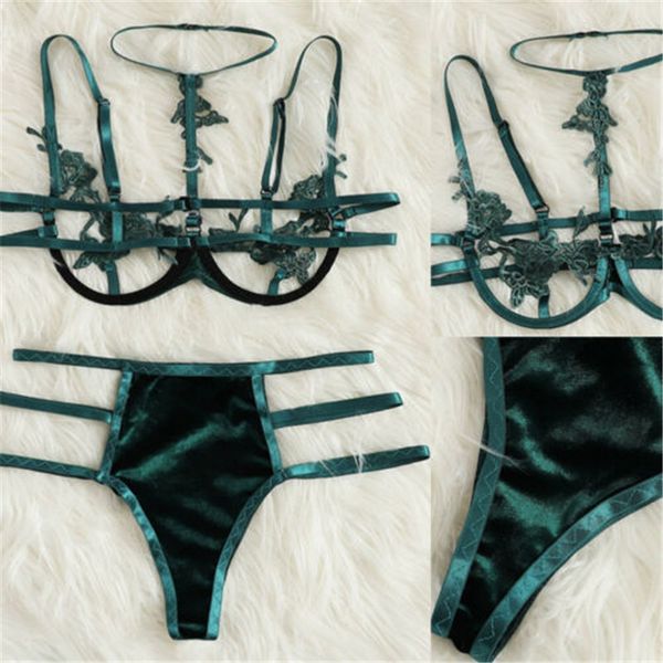 erotic women lingerie set lace corset satin transparent green underwear set open bra panties lady unpadded bra sets, Red;black
erotic women lingerie set lace corset satin transparent green underwear set open bra panties lady unpadded bra sets, Red;black