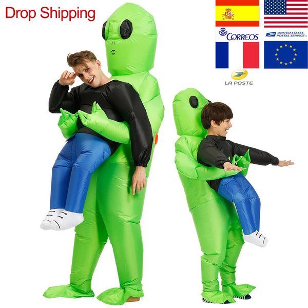 et-alien inflatable mascot costume scary green alien costume for halloween party festival stage pick me up, Red;yellow
et-alien inflatable mascot costume scary green alien costume for halloween party festival stage pick me up, Red;yellow