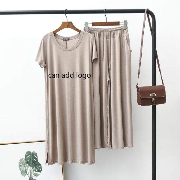 tvvovvin new woman cotton solid x-long t shirt and drawstring wide leg pants set custom logo name picture plus szie z029, White
tvvovvin new woman cotton solid x-long t shirt and drawstring wide leg pants set custom logo name picture plus szie z029, White