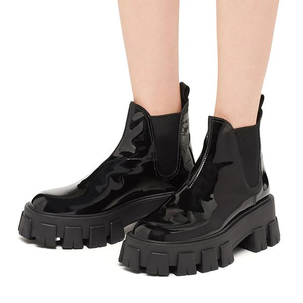 boussac patent leather platform boots women solid black round toe boots women designer ankle for swe0747
boussac patent leather platform boots women solid black round toe boots women designer ankle for swe0747