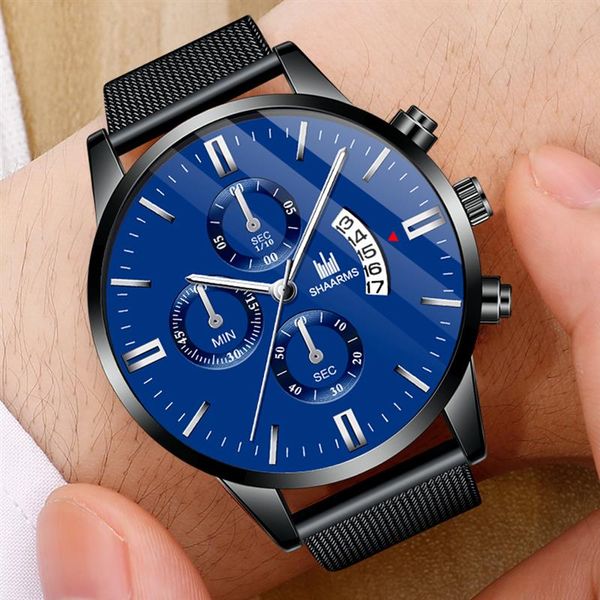 shaarms fashion men watch mesh band stainless steel quartz wristwatch male man luxury business watches relogio masculino sa6014, Slivery;brown
shaarms fashion men watch mesh band stainless steel quartz wristwatch male man luxury business watches relogio masculino sa6014, Slivery;brown