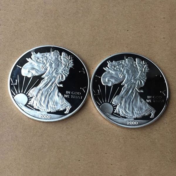 2000 american silver eagle * new * 1troy унц 0,999 слитках серебряная круглая монета американский орел серебряный 1oz 5шт / серия
2000 american silver eagle * new * 1troy унц 0,999 слитках серебряная круглая монета американский орел серебряный 1oz 5шт / серия