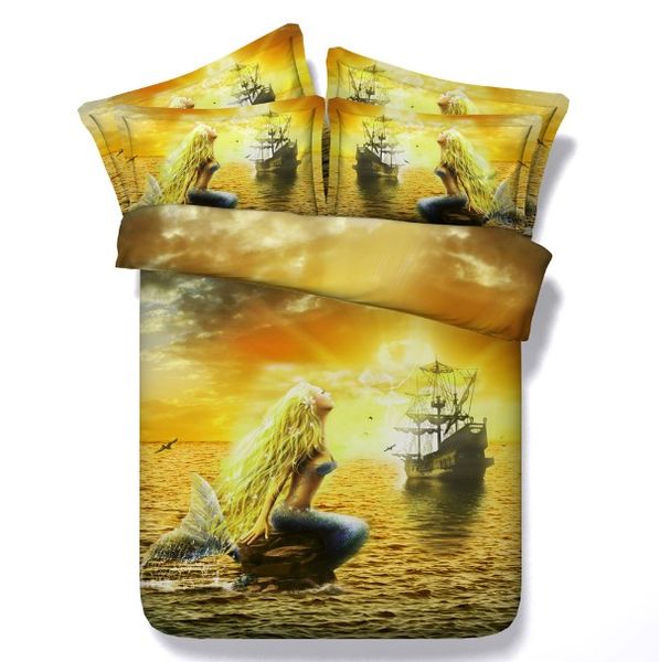 mermaid bedding set luxury quilt duvet cover bed sheet sheets linen sunset super king size full twin single designer 4pcs
mermaid bedding set luxury quilt duvet cover bed sheet sheets linen sunset super king size full twin single designer 4pcs