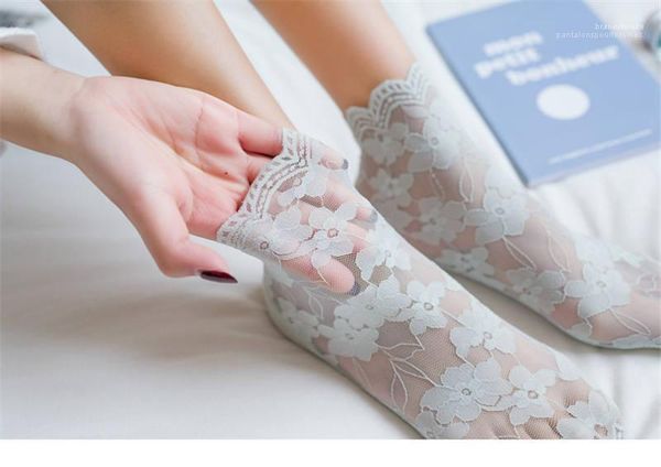 embroidery females socks summer womens apparel womens thin lace socks floral printed, Black;white
embroidery females socks summer womens apparel womens thin lace socks floral printed, Black;white