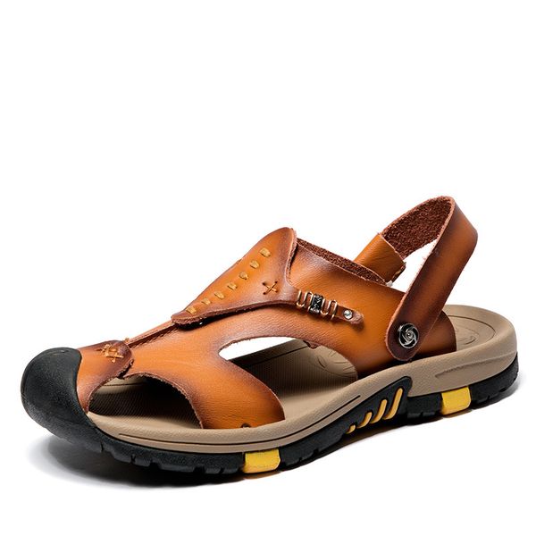 genuine leather man sandals big size men slide breathable cool summer outdoor men cowleather slipper brown sandal for man zy331, Black
genuine leather man sandals big size men slide breathable cool summer outdoor men cowleather slipper brown sandal for man zy331, Black