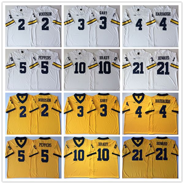 ncaa mens michigan wolverines blue white 2 woodson 3 gary 4 harbaugh 5 peppers 10 brady 21 howard football jerseys wear sale, Black
ncaa mens michigan wolverines blue white 2 woodson 3 gary 4 harbaugh 5 peppers 10 brady 21 howard football jerseys wear sale, Black