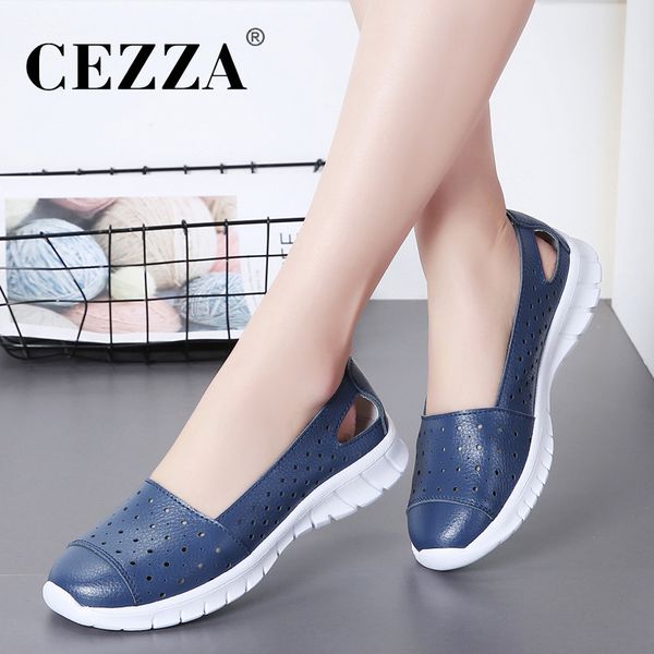 cezza 2019 autumn women flat shoes genuine leather cutout ballet flats shoes ladies slip on loafers walking boat, Black
cezza 2019 autumn women flat shoes genuine leather cutout ballet flats shoes ladies slip on loafers walking boat, Black
