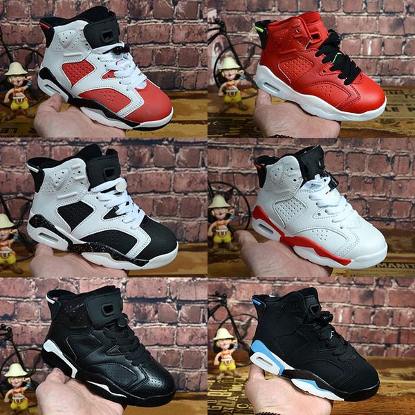 2019 новых детская jumpman 6 vi баскетбольной обувь детской 6s спортивных мальчиков девочка юноши детские открытого размера кроссовки 28-35, Black
2019 новых детская jumpman 6 vi баскетбольной обувь детской 6s спортивных мальчиков девочка юноши детские открытого размера кроссовки 28-35, Black