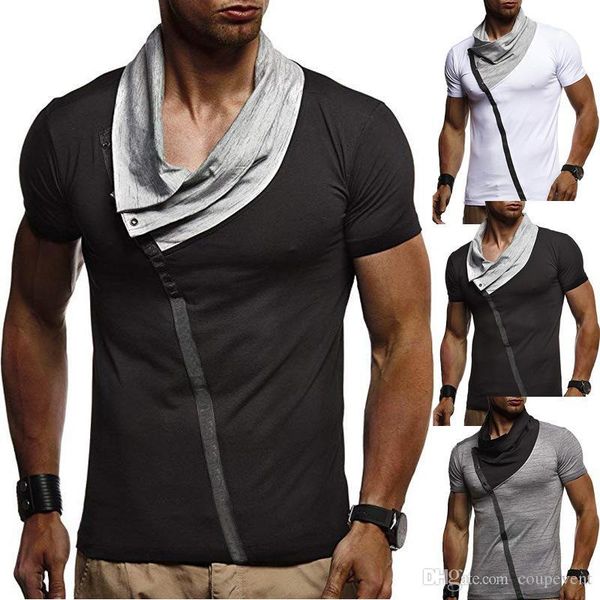 mens casual new t shirts summer short sleeved cool designer short sleeved tees, White;black
mens casual new t shirts summer short sleeved cool designer short sleeved tees, White;black
