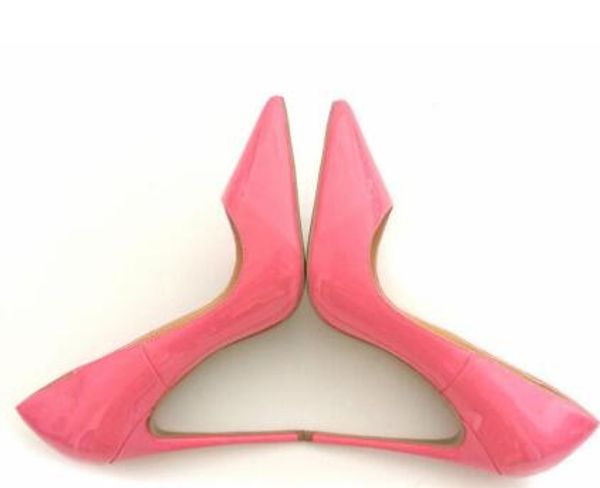 patent leather thin high heels genuine leather pink women wedding shoes thin high heels pumps, Black
patent leather thin high heels genuine leather pink women wedding shoes thin high heels pumps, Black