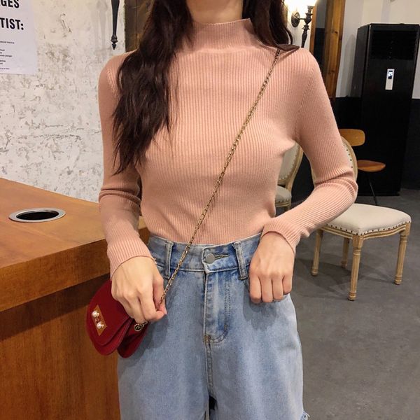 women's sweaters women knit long sleeve o-neck collar ladies tight casual solid fashion thin pullovers autumn jumpers, White;black
women's sweaters women knit long sleeve o-neck collar ladies tight casual solid fashion thin pullovers autumn jumpers, White;black