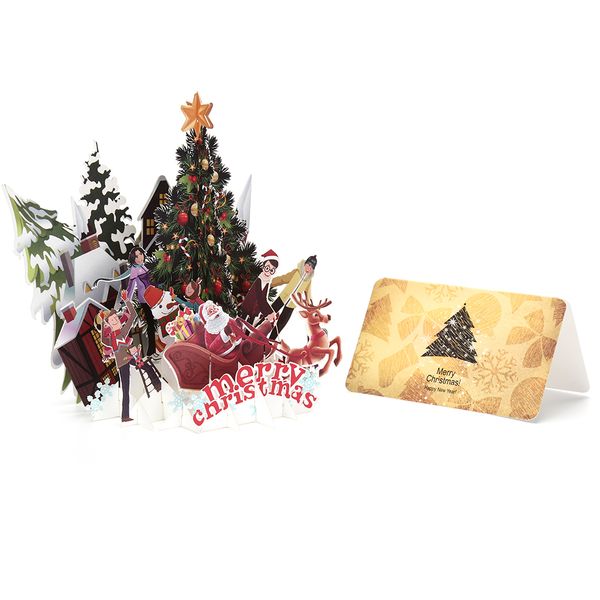 merry christmas stags up card xmas card 3d postcard happy new year origami santa holiday children gift
merry christmas stags up card xmas card 3d postcard happy new year origami santa holiday children gift