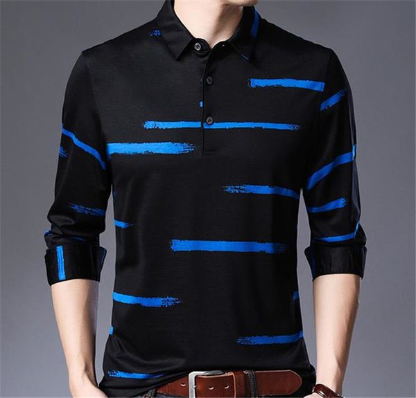 irregular stripe print mens designer polos fashion long sleeve lapel neck mens polos casual males clothing, White;black
irregular stripe print mens designer polos fashion long sleeve lapel neck mens polos casual males clothing, White;black