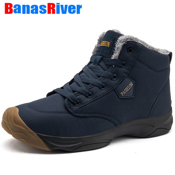 2020 outdoor walking fashion men winter shoes solid color snow boots fur plush inside antiskid bottom warm ski footwear, Black
2020 outdoor walking fashion men winter shoes solid color snow boots fur plush inside antiskid bottom warm ski footwear, Black