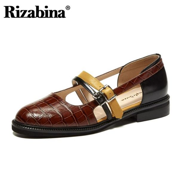 rizabina 2020 new fashion shoes sandals round toe low heel real genuine leather shoes ladies footwear casual classic size 34-39, Black
rizabina 2020 new fashion shoes sandals round toe low heel real genuine leather shoes ladies footwear casual classic size 34-39, Black