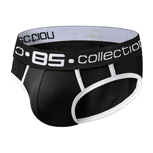 gay soft men underwear new men's briefs orlvs men casual shorts cotton underpants briefs bs107, Black;white
gay soft men underwear new men's briefs orlvs men casual shorts cotton underpants briefs bs107, Black;white