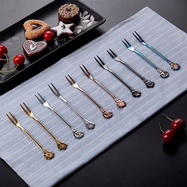 304 stainless steel flower fruit cake dessert appetizers forks mini salad fruit tasting forks party use cocktail fork
304 stainless steel flower fruit cake dessert appetizers forks mini salad fruit tasting forks party use cocktail fork